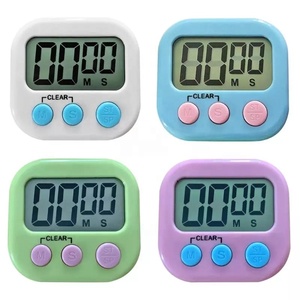 Cronometro del sonno Timer dell'orologio con supporto Mini Display digitale LCD Timer da cucina sveglia con conto alla rovescia da cucina quadrata - Product Image 6