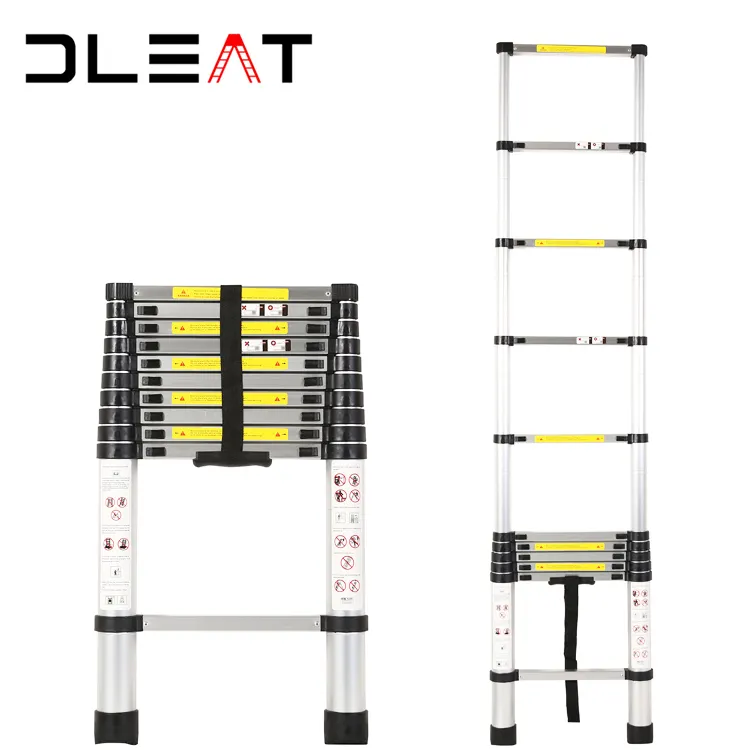 Escalón de aluminio para escalera, escalón ligero y plegable de 3,2 m, venta directa