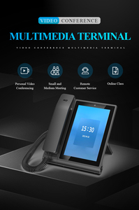 Teléfono Android Llamadas IP Sin tarjeta SIM Uso de escena de oficina Pantalla grande de 8 pulgadas Escritorio inalámbrico Flexible Uso de teléfono Android SIP - Product Image 6