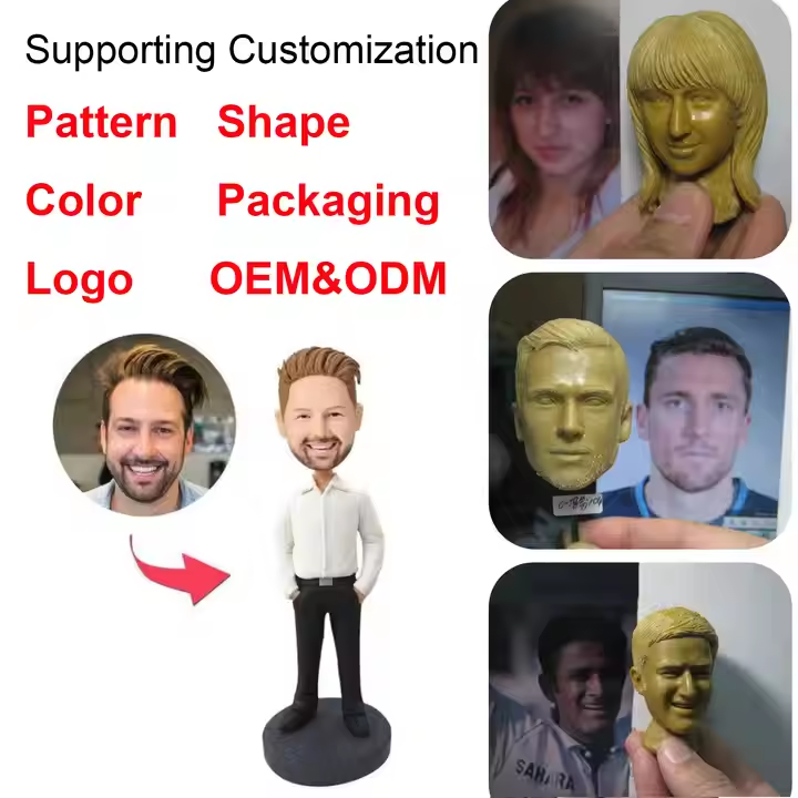 Tête de bobble personnalisée