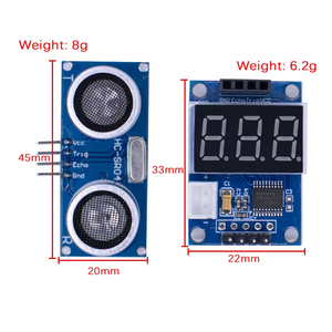 Módulo de rango de detector de ondas ultrasónicas HCSR04 a mundial, sensor de distancia HC SR04 HCSR04, 1 unidad, 1 unidad