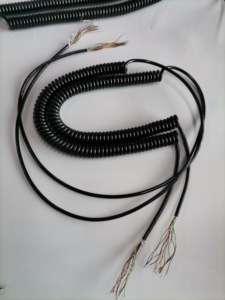 CNC MPGハンドホイールエンコーダー手動パルス発生器用12コア3mスプリングスパイラルケーブルコイルケーブル - Product Image 2