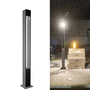 Landscape Outdoor Lawn <strong>Lamp</strong> Waterproof IP65 Driveway <strong>Yard</strong> Lighting Round Pole Street Post Top Light <strong>Led</strong> Garden Light - Product Image 2