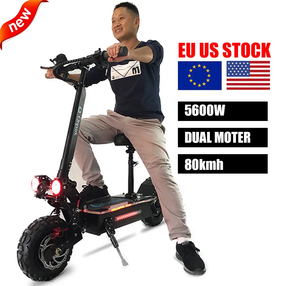 Sıcak 2023 hızlı avrupa İngiltere 5600w off road elettr scooter offroad elektro e elektrikli scooter ab depo