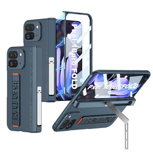 PC trường hợp đối với Google Google pixel10pro gấp điện thoại di động vỏ từ bản lề dây đeo cổ tay khung vỏ màng tích hợp - Product Image 3