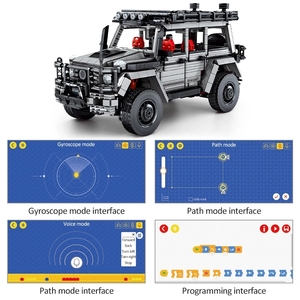 Sembo 701970ของเล่นเพื่อการศึกษา Diy รุ่นอิฐชุดควบคุมวิทยุไฟฟ้า G500ประกอบ Rc บล็อกอาคารรถชุด - Product Image 3