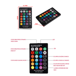 โรงงานส่วนลด Strobe Light T10 RGB โคมไฟรีโมทคอนโทรล Cob ความกว้างหลอดไฟซิลิคอนสําหรับเปิดระบบไฟส่องสว่างภายในอัตโนมัติ - Product Image 6