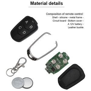 Nuovo europeo porta garage universale 4 tasti 433mhz duplicatore telecomando elettrico porta macchina telecomando - Product Image 6