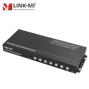LINK-MI 4x1高清视频多查看器，带KVM & 无缝切换器HDMI + USB输入4显示模式USB鼠标 & 键盘FHD 1080P - Product Image 3