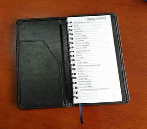 Manufacturer Customization Min Diary <strong>Notebook</strong> Spiral <strong>Notebook</strong> Leather Cover Min Journal Pu Cover Pocket <strong>Notebook</strong> - Product Image 3