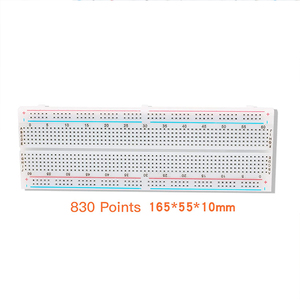 <strong>Breadboard</strong> 830 Point PCB Board MB-102 MB102 Test Develop DIY Kit Nodemcu <strong>Raspberri</strong> <strong>Pi</strong> 2 lcd High Frequency 40pin Dupont Line - Product Image 2