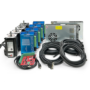 CNC 4 Axis Nema23 2NM Circuito cerrado Nema 23 Motor paso a paso y controlador HSS57 Kit de fuente de alimentación del controlador CNC - Product Image 1