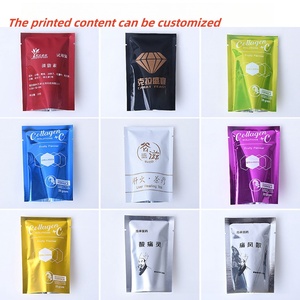 Düşük adedi özel dijital baskı 3 yan mühür Mini Steeped folyo bireysel kahve çay poşeti kılıfı - Product Image 3
