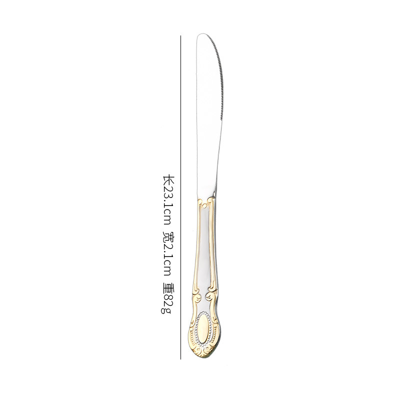 Couteau de table (poussière d'or)