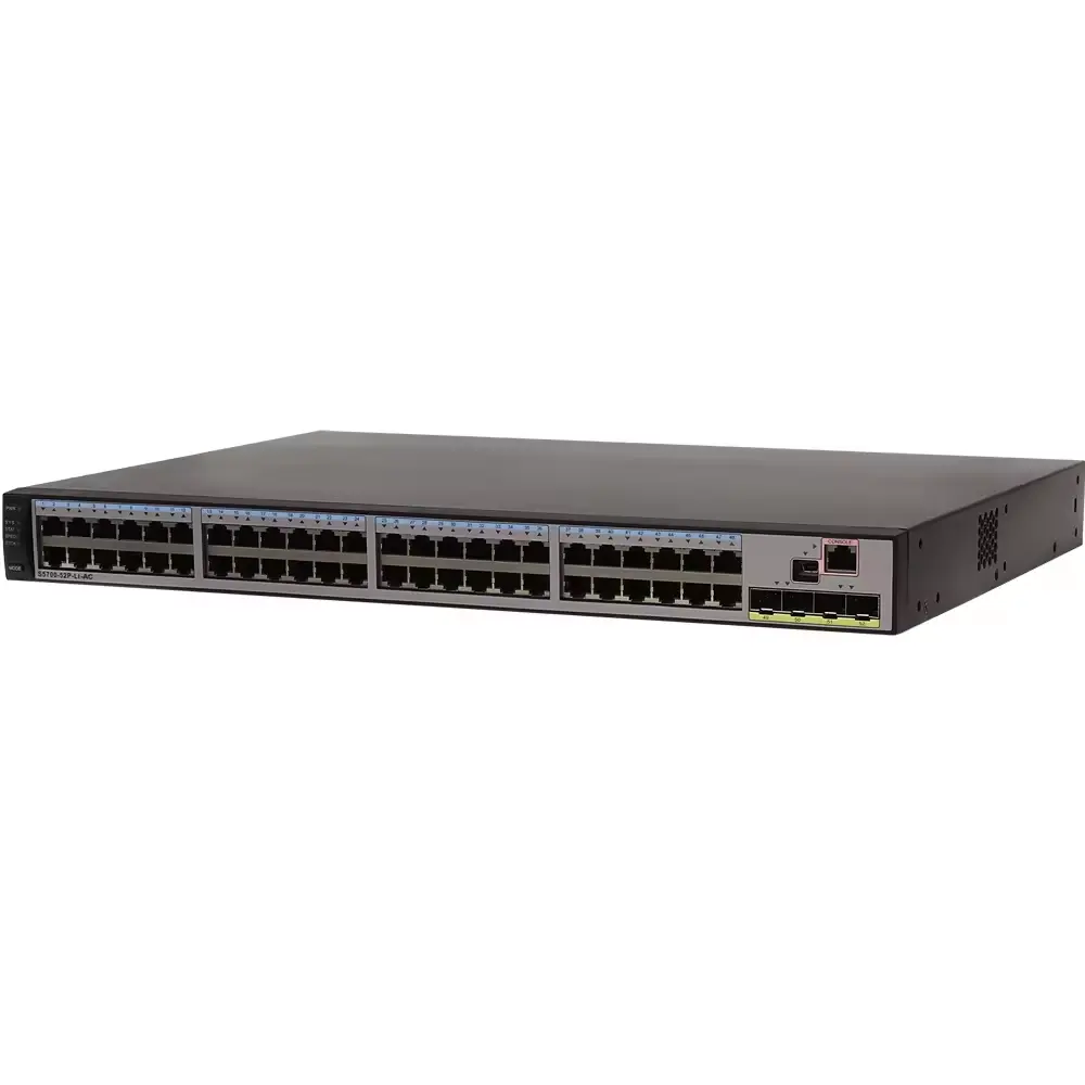 S6730-H48X6C haute performance 02353FWL (ports SFP + 48 * 10GE, ports QSFP28 6 * 40GE/100GE, avec licence, sans module d'alimentation)