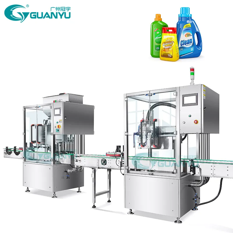 Máquina de enchimento de sabão líquido, máquina de enchimento automático de sabão líquido, linha de enchimento para shampoo e condicionador