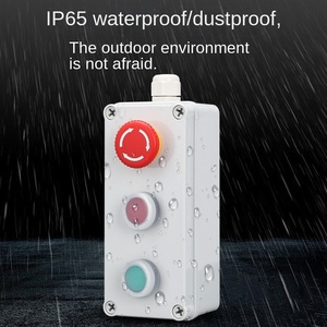Scatola interruttore a pulsante sollevatore arresto di emergenza autobloccante scatola di controllo Start-Stop scatola elettrica industriale in plastica - Product Image 3