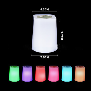 Nhà Máy Bán Buôn Đảng Sàng Thanh Hộp Đêm Biểu Tượng Tùy Chỉnh Nhựa Đầy Màu Sắc Nhấp Nháy <span class=keywords><strong>LED</strong></span> Sáng Xúc Xắc Cup - Product Image 5