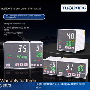 Controlador de temperatura PID Digital con pantalla LED, entrada inteligente de 220VAC y 24DC, compatible con voltaje y corriente K TC RTD, 72 pulgadas, 2017 - Product Image 3