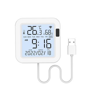 Newest Tuya WiFi Smart Temperature <strong>Sensor</strong> Humidity LCD Screen <strong>Sensor</strong> with Backlight - Product Image 1