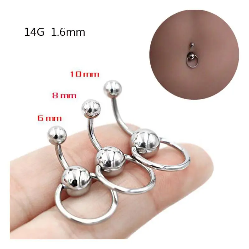 Hỗn hợp Acrylic phẫu thuật Thép lông mày rốn bụng môi lưỡi Vòng mũi thanh Nhẫn cơ thể piercing đồ trang sức/