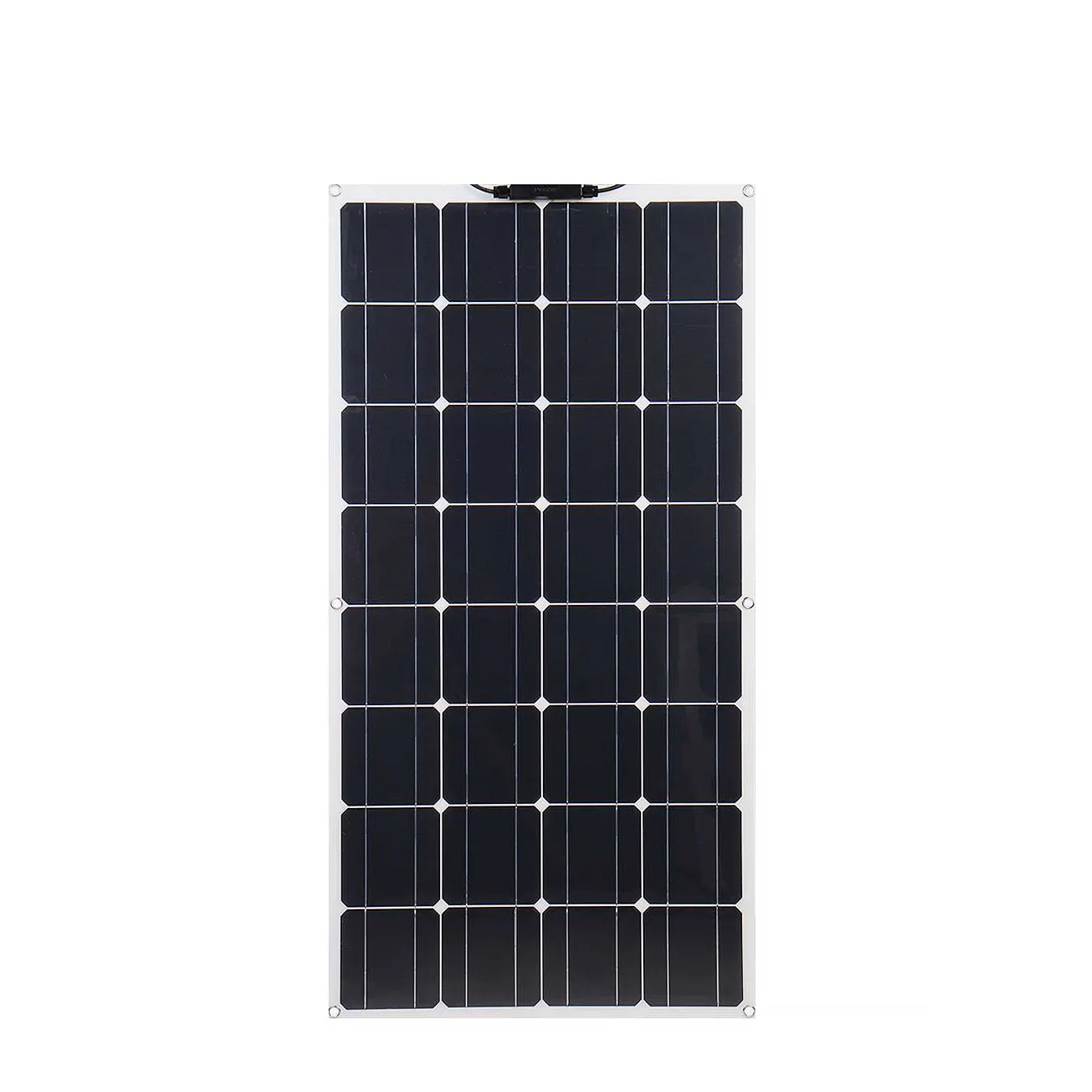 El mejor precio por vatio Paneles solares portátiles Sunpower 120W flexibles negros monocristalinos altamente eficientes para automóvil