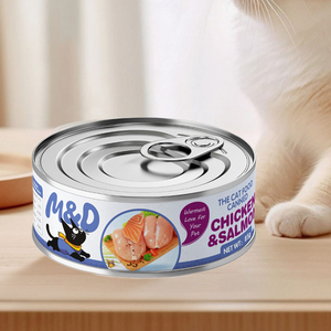 อาหารกระป๋องเปียกสำหรับสัตว์เลี้ยงแบบเปียกอาหารสุนัขแบบกระป๋องไก่คอดปลาแซลมอนรสปลาทูน่า - Product Image 1