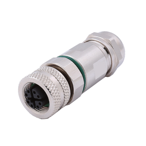 M12 连接器 male female A B C D Xcoding cable Solder Assembly type 3 4 5 8 12 pin waterproof 连接器 - Product Image 3