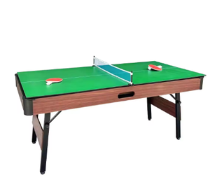 High Quality 6FT MDF <strong>3</strong> in 1 <strong>Multi</strong> <strong>Functions</strong> <strong>Game</strong> <strong>Table</strong> Folding up Billiard Pool <strong>Table</strong> for Sale - Product Image 2