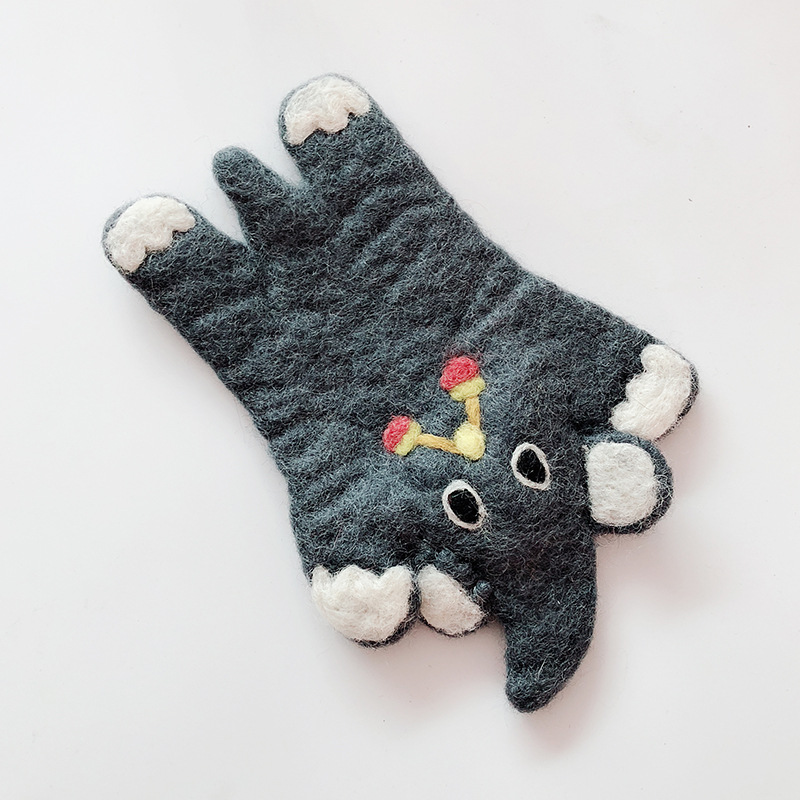 Éléphant gris-18*11cm