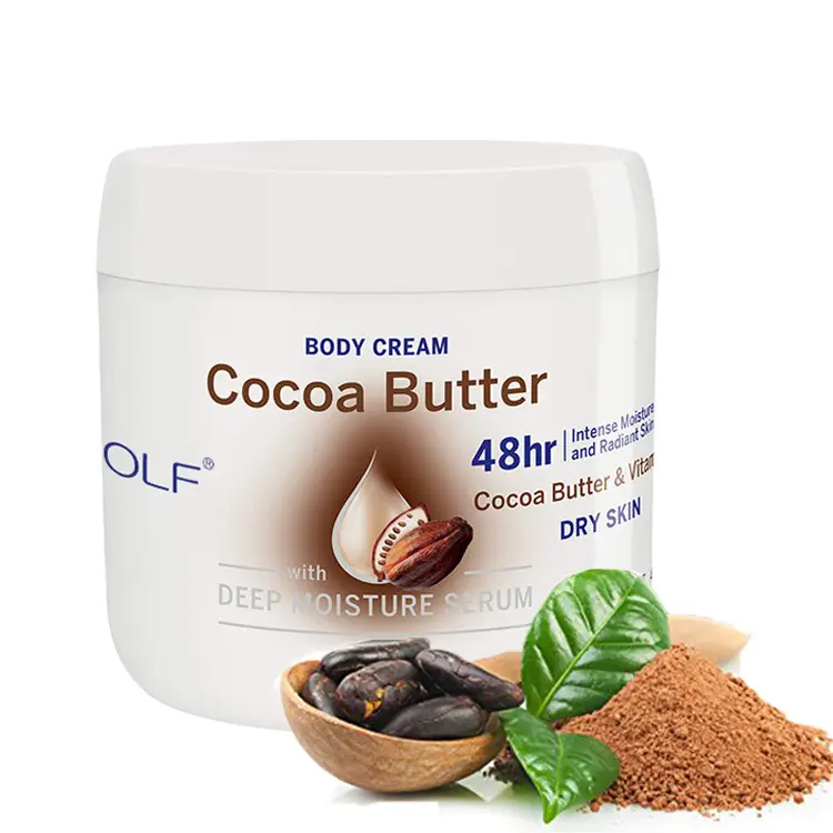 Hot Verkoop Cacao Boter Huid Intense Whitening Body Cream Body Lotion 15.5Oz