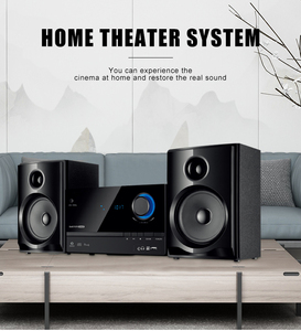 คลาสสิกสีดำไฮเทคผลิตภัณฑ์โฮมเธียเตอร์ Hi-Fi ระบบแบบพกพาการควบคุมระยะไกลเครื่องเล่นซีดี - Product Image 4