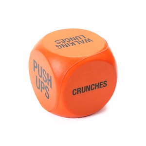 OEM ODM tùy chỉnh PU bọt yoga 6-Side DICE Trắng đa diện xúc xắc Hot Bán Thần Tài Cube chơi xúc xắc với từ Jumbo bọt bóng - Product Image 3