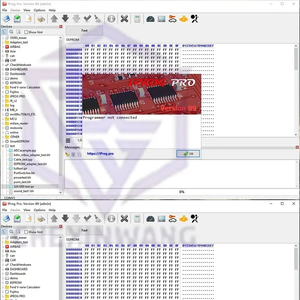 Iprog Pro con 11 adaptadores completos V87 V89 para IMMO OFF KM Radio Airbag Reset Iprog Pro Key Programmer IPROG ECU herramienta de programación