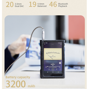 Shanling M3X MQA desteği hi-res taşınabilir oyuncu çift ES9219C DAC/AMP DSD256 384kHz/32bit iki yönlü BT 3.5mm & 4.4mm çıkış - Product Image 4