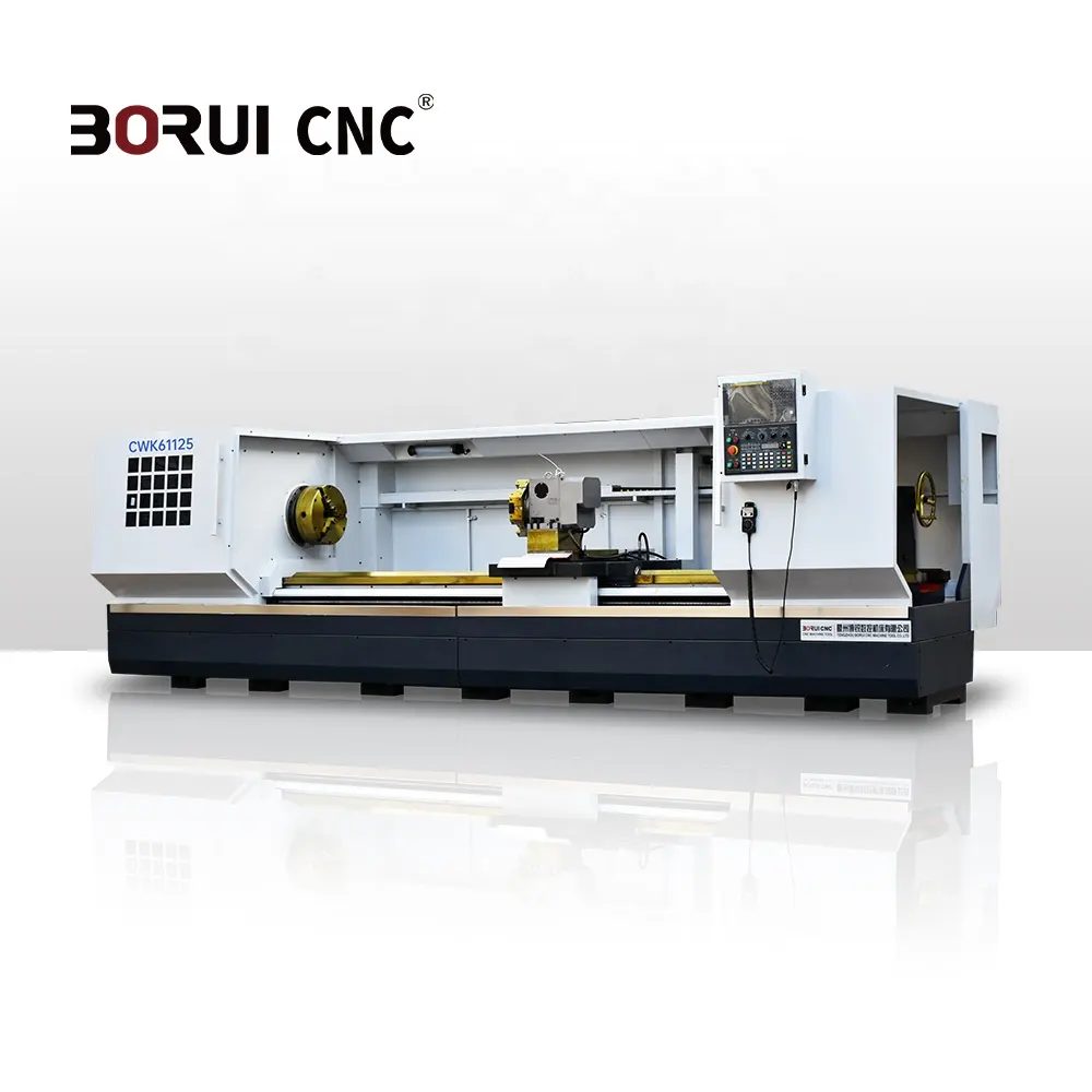 BORUI CWK61125เครื่องกลึง CNC แบบแข็งสำหรับงานตัดหนัก,เครื่องกลึง CNC สำหรับงานหนัก