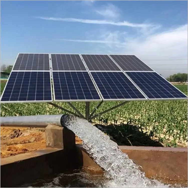 Bomba Solar híbrida de CA/CC con impulsor SS, sistema de bombeo Solar de agua agrícola de 5 pulgadas, precio de bomba de agua solar de cabeza máxima lorentz