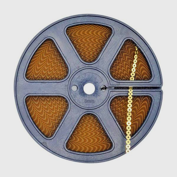 Puce d'ordinateur plate de 5 mm, plaque en or 3006-90 m