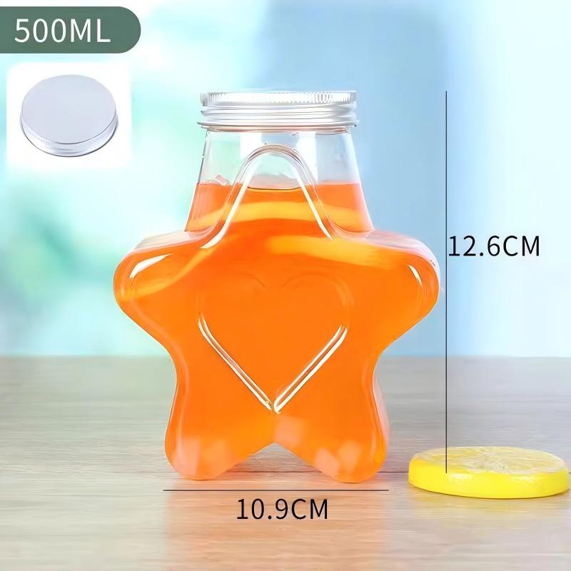 estrella transparente de 500ml