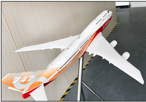 Büyük uçak modelleri büyük ölçekli 1.2 metre Boeing Airliner reçine uçak modeli 747-8 tanıtım sergi salonu zemin ekran - Product Image 5
