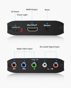 YPbPr-componente convertidor a HDMI, adaptador R/L 5RCA RGB a HDMI, convertidor de Audio y vídeo - Product Image 3