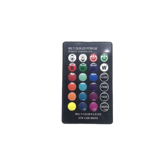 T10 Led Canbus ampul araba iç Led Remote RGB çakarlı lamba uzaktan kumanda ile 12V - Product Image 2