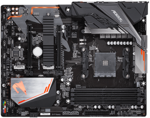 Computer Motherboard B450 AORUS ELITE 4xDDR4 Socket AM4 <strong>Support</strong> <strong>AMD</strong> <strong>Processor</strong> Gaming Motherboard - Product Image 2