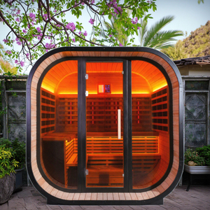 سعر منخفض فاخر في الهواء الطلق خشب الأرز/شجرة التنوب الطيف الكامل cube ساونا علاج بالضوء الأحمر بالأشعة تحت الحمراء للصحة - Product Image 1