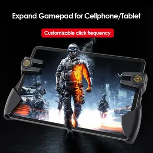 Controlador de juegos de computadora de tableta para PUBG Game Six Finger Gamepad Aim Button Game Joystick Shooter - Product Image 3