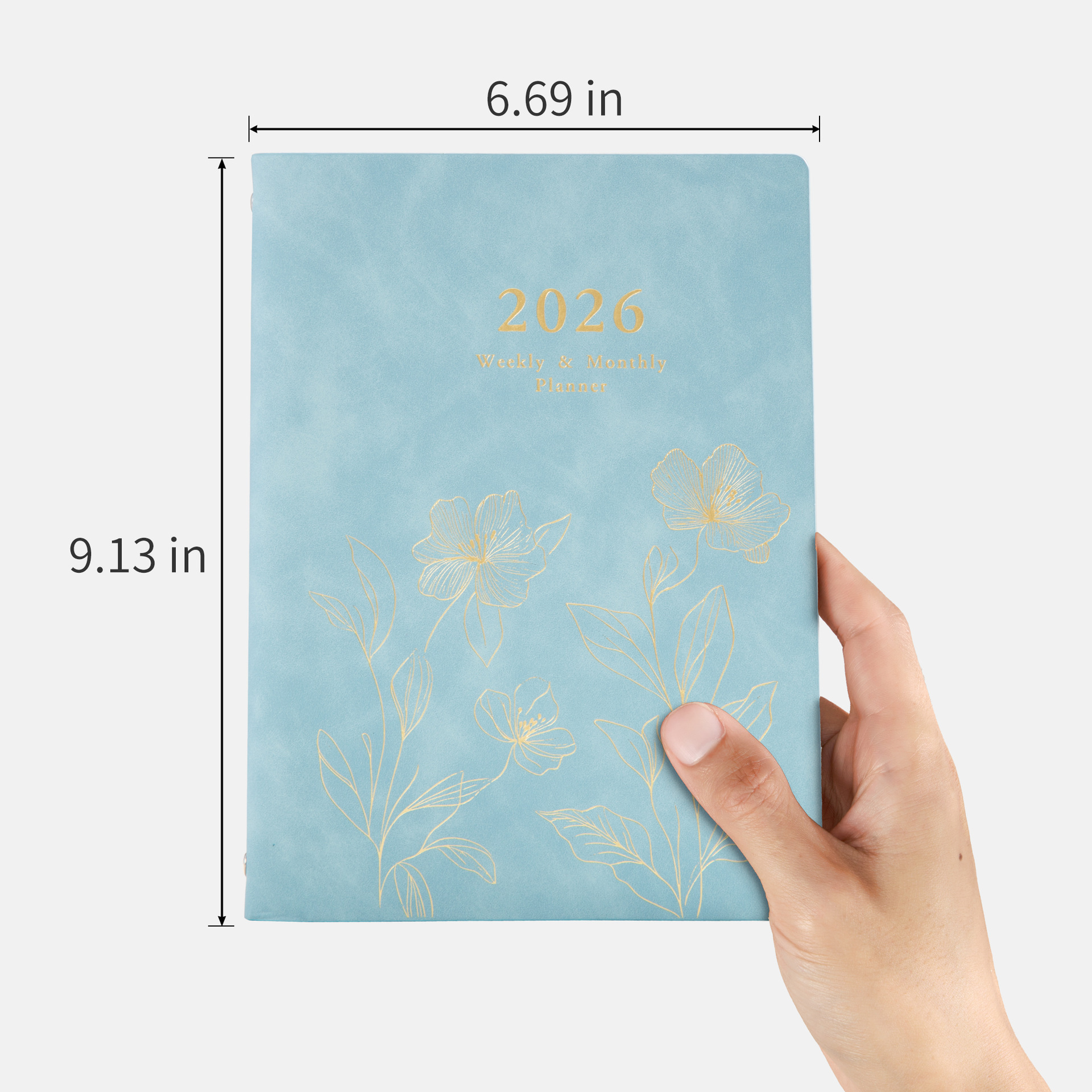 P Flowers light blue