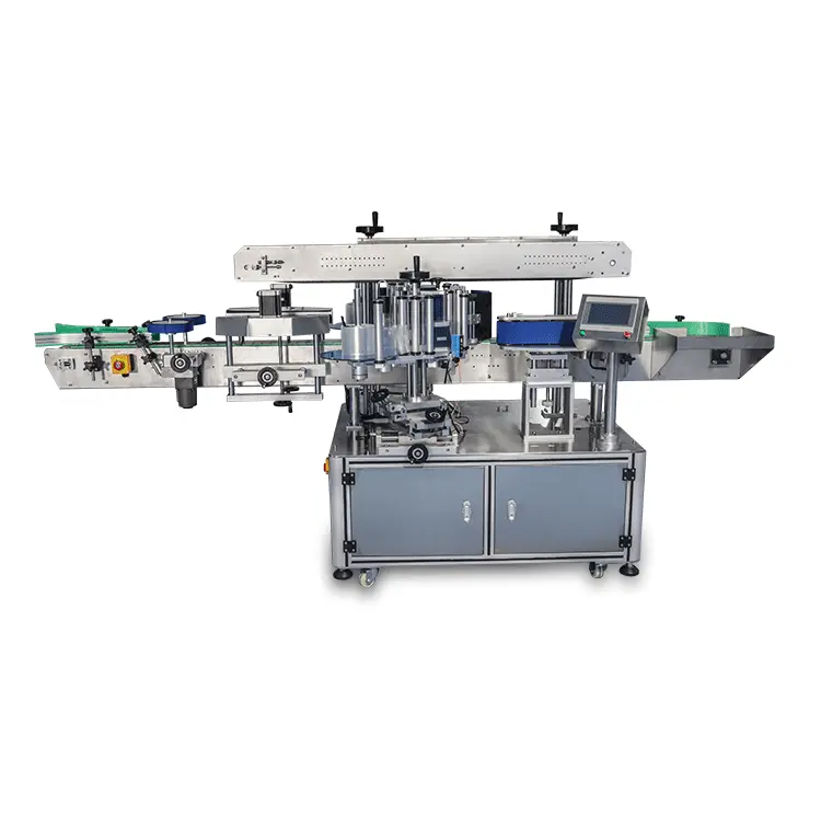 Máquina automática de etiquetado de botellas planas/cuadradas, multifunción, aplicador de etiquetas