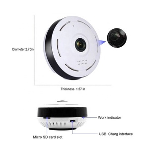 热V380鱼眼IP摄像机360全景1080P与广角和小夜视提供云数据存储选项 - Product Image 6