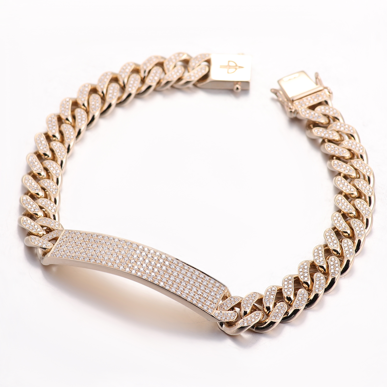 14K gold lab grown diamond Bracele