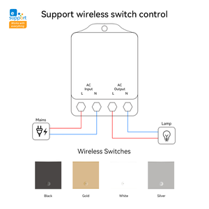 30A Zigbee Ewelink APP 1CH Módulo de interruptor de 1 canal de alta potencia AC 110V 220V Entrada Relé inalámbrico Control remoto Smart Home - Product Image 5